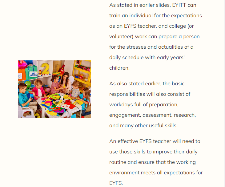EYFS Teaching Cambridge Open Academy