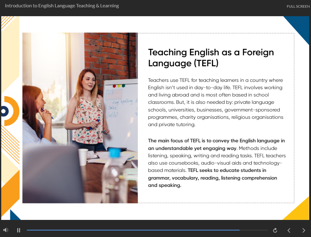 120 Hours TEFL (TESOL) Masterclass – Cambridge Open Academy